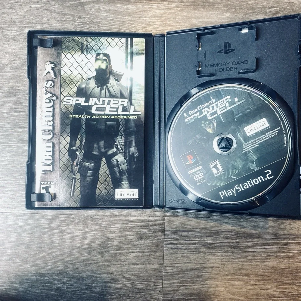 Splinter Cell: Stealth Action Redefined (Sony PlayStation 2, PS2) CIB